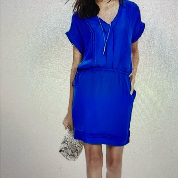 Banana Republic Royal Blue Short Sleeve Dress - Picture 9 of 11